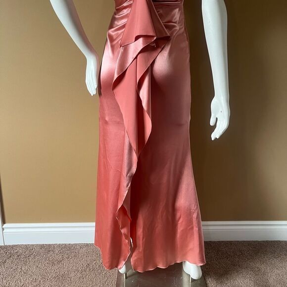 Light pink /peach colour/ long dress/Size S - Picture 9 of 9
